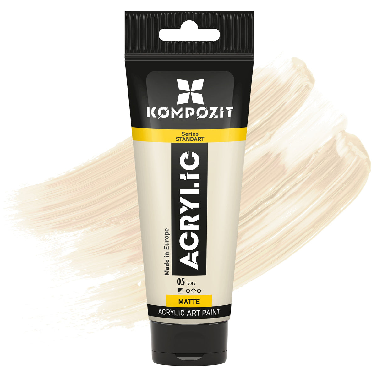 Colore acrilico STANDART Kompozit 75 ml – 05 Avorio
