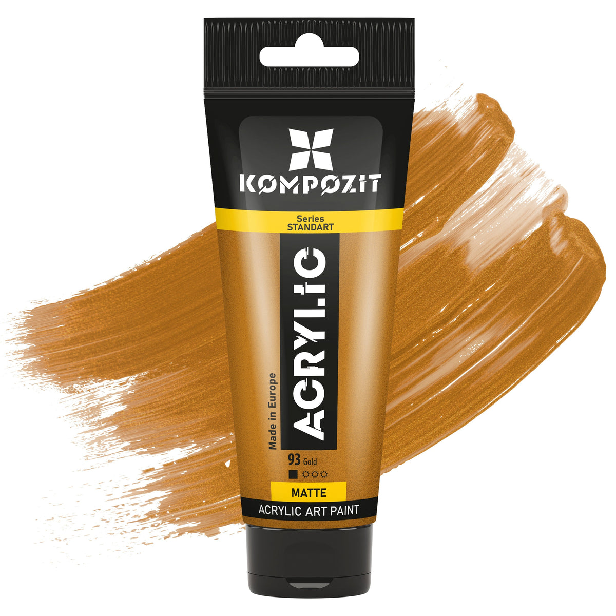 Colore acrilico STANDART Kompozit Metallic 75 ml – 93 Oro