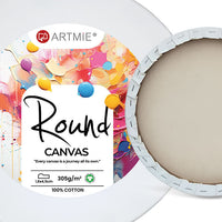 ARTMIE quadro rotondo su telaio | dimensioni diverse