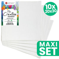 ARTMIE Set di mini tele per pittura per hobby - 10 pezzi - 20x30 cm