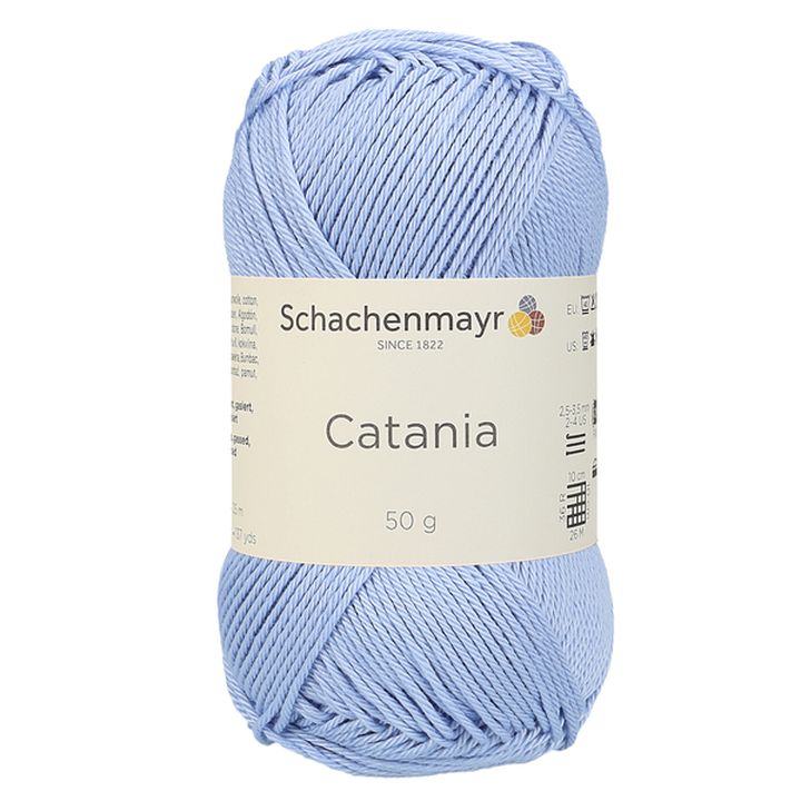 Filato di cotone Schachenmayr SMC Catania 50 g – 00180 chiaro blu