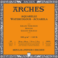 Blocco acquerello ARCHES Rough bianco naturale 300 g/m² 10 – 31 cm - 20 fogli