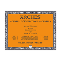 Blocco acquerello ARCHES Rough bianco naturale 300 g/m² 10 – 31 cm - 20 fogli