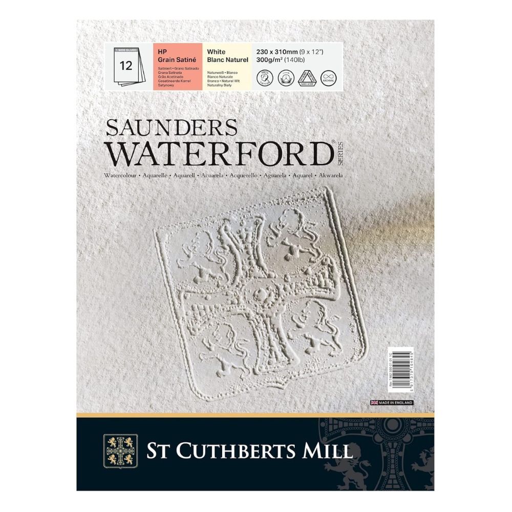 Blocco acquerello CANSON Saunders Waterford HP 300 g/m² 23 x 31 cm