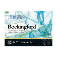 Blocco acquerello CANSON St Cuthberts Bockingford 300 g/m² 12 fogli spirale 18 – 41 cm