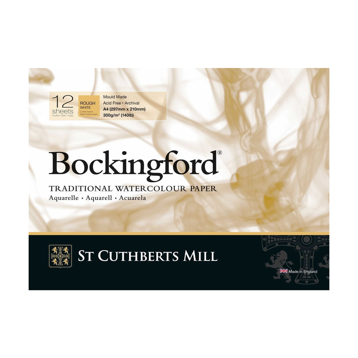 Blocco acquerello CANSON St Cuthberts Bockingford Rough 300 g/m² - 12 fogli