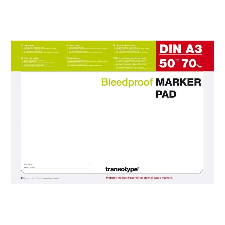 Blocco COPIC Marker Pad | scelga formato