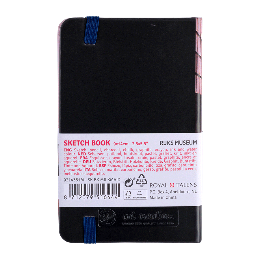 Blocco di carta da disegno TALENS Art Creation Milkmaid 140 g/m² 9 – 15 cm - 80 fogli