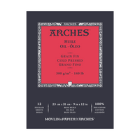 Blocco olio da ARCHES Huile CP 300 g/m² 23 x 31 cm - 12 fogli
