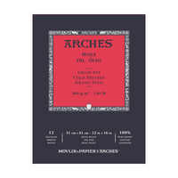 Blocco olio da ARCHES Huile CP 300 g/m² 23 x 31 cm - 12 fogli
