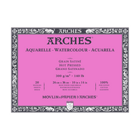 Blocco per acquerello ARCHES HP bianco naturale 300 g/m² – 20 fogli