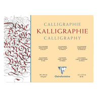 Blocco per calligrafia CLAIREFONTAINE Avorio 130 g 25 fogli – 24 x 30 cm