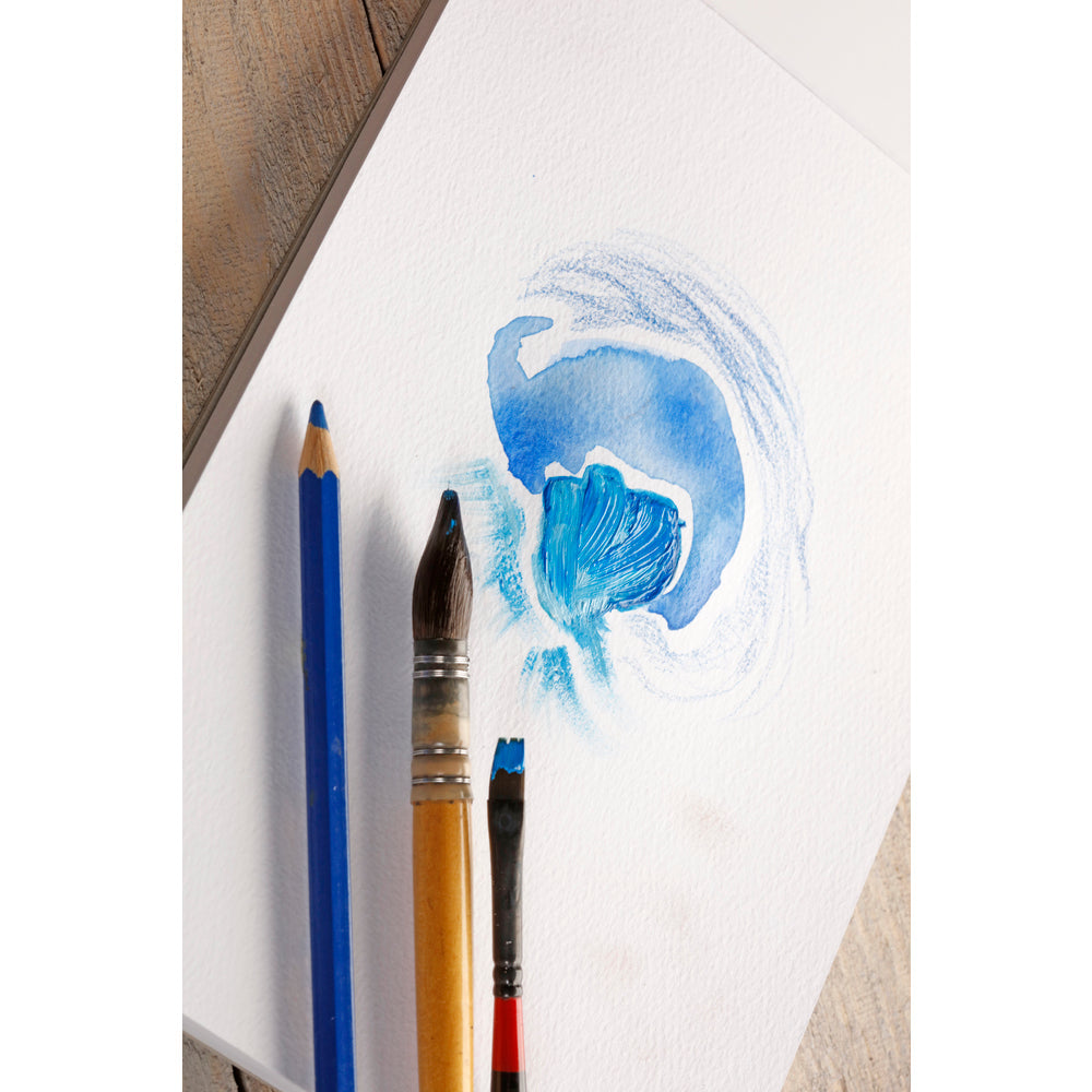 Blocco per tecniche miste CLAIREFONTAINE Paint'On a grain 250 g – 20 fogli