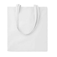 Borsa in cotone bianco 38 x 42 cm