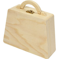 Borsa in legno con clip