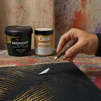 3D pasta per goffratura nera ARTMIE Midnight | sabbia fine di peso diverso