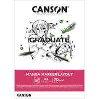 Canson Graduate Manga blocco 200 g/m² 30 fogli A3 incollato