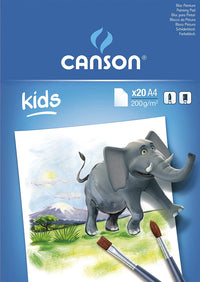 CANSON Kids blocco da disegno 200 g/m² 20 fogli A4 incollato
