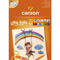 Album da disegno colorato CANSON Kids A4 - 120 g/m², 30 fogli, mix 10 colori