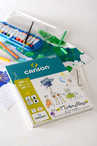 Album da disegno per bambini CANSON Kids 160 g/m² A4 incollato - 40 fogli