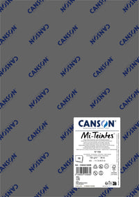 Carta per pastello Canson Mi-Teintes A3 160 g - 10 fogli – Grigio antracite 184