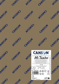 Carta per pastello Canson Mi-Teintes A3 160 g - 10 fogli – Marrone castagna 188