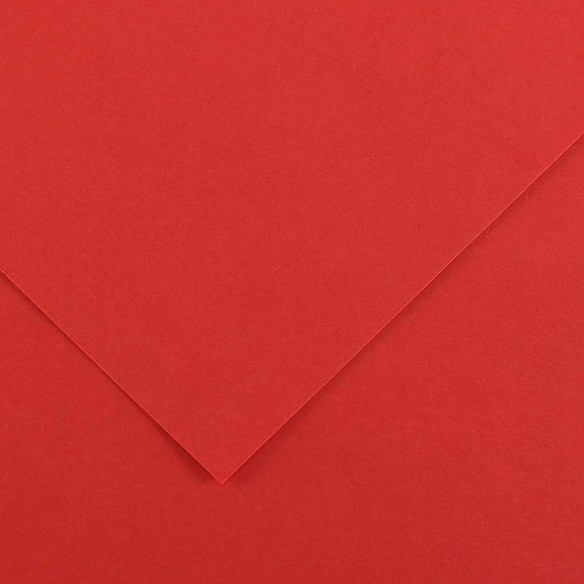 Carta colorata CANSON Iris Vivaldi A4 185 g - 50 fogli – Rosso 15