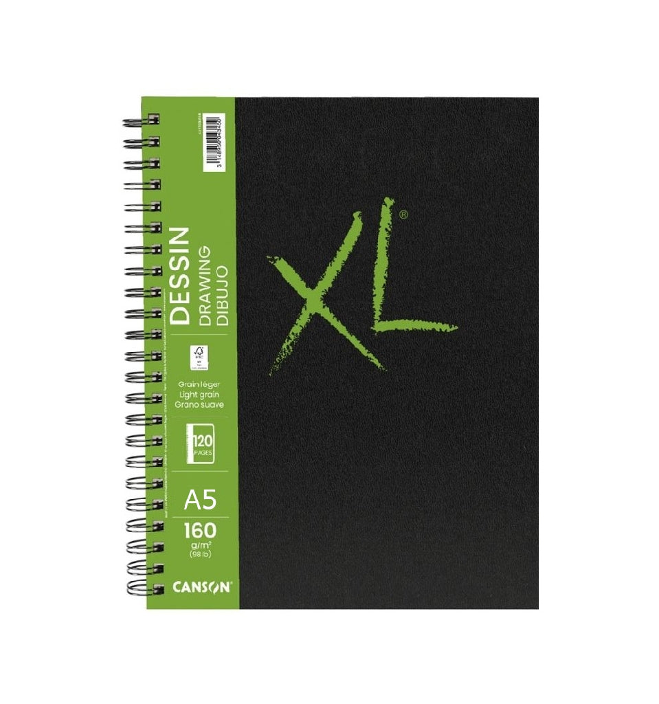 Blocco da disegno CANSON XL Drawing 160 g/m² - 120 fogli, A5