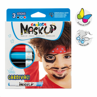 Carioca colori per il viso in stick 3 pz – Carnevale