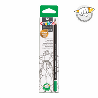 Carioca matita triangolare Black, 12 pz – 4/2H