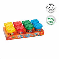 Carioca pasta modellabile Baby Do 1+, 150 g, colori assortiti – 8 ×