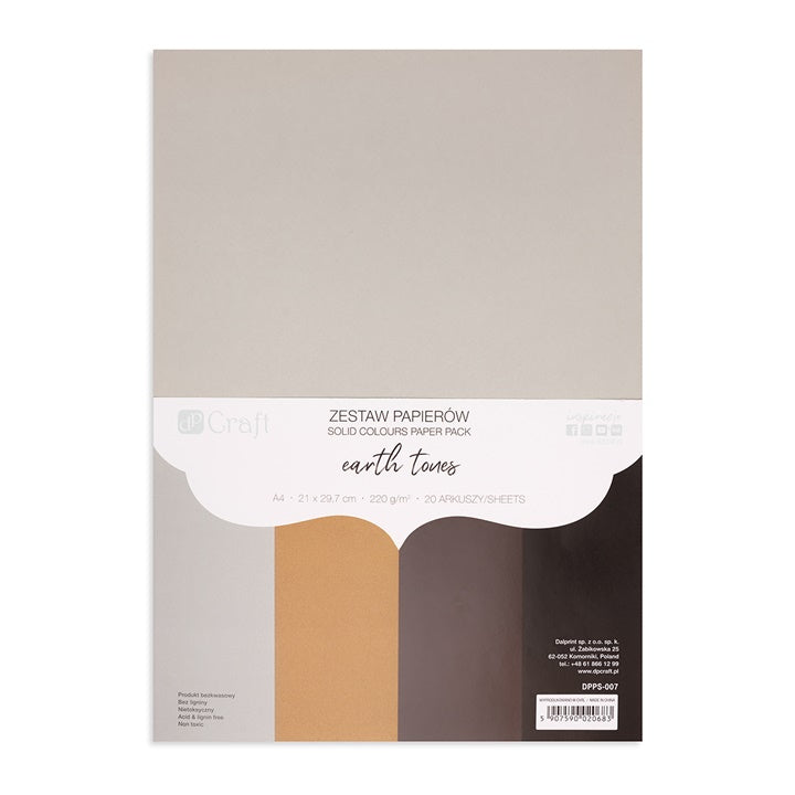 Carta colorata DP Craft 20 pezzi | varie sfumature di colore