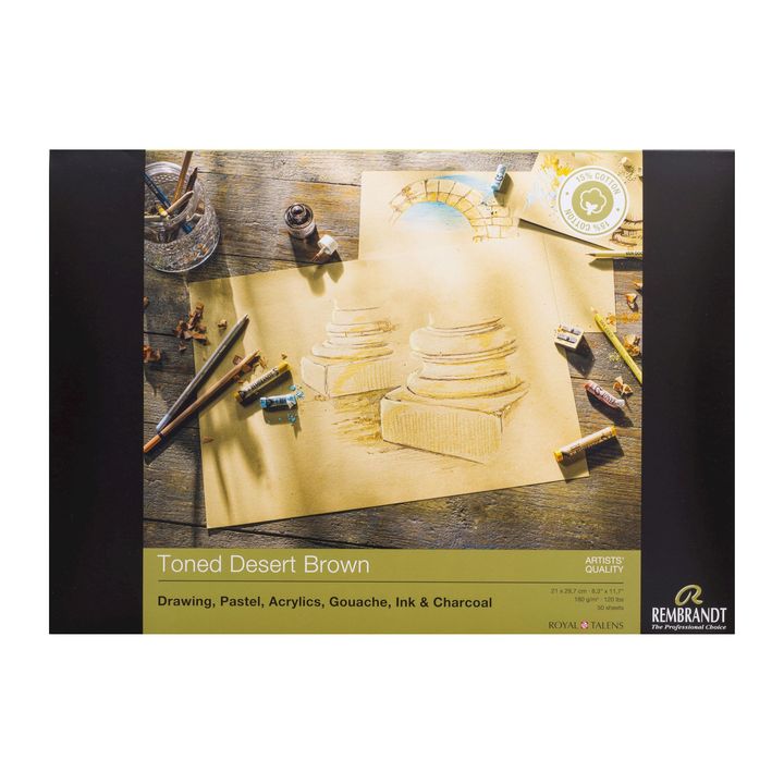 Carta colorata Rembrandt Desert Brown - scegli | formati diversi