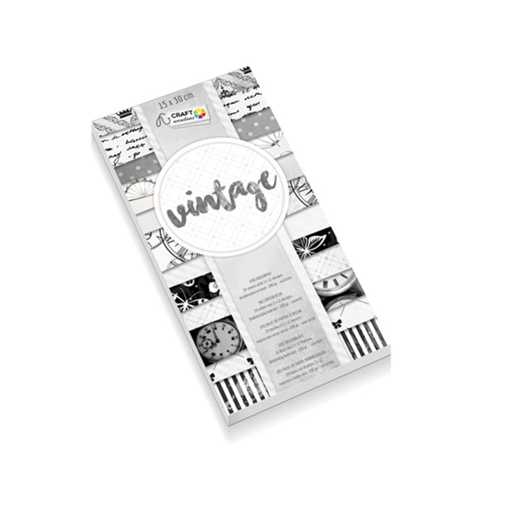 Carta per scrapbooking Craft Sensations 15x30 cm - 24 fogli | design diversi
