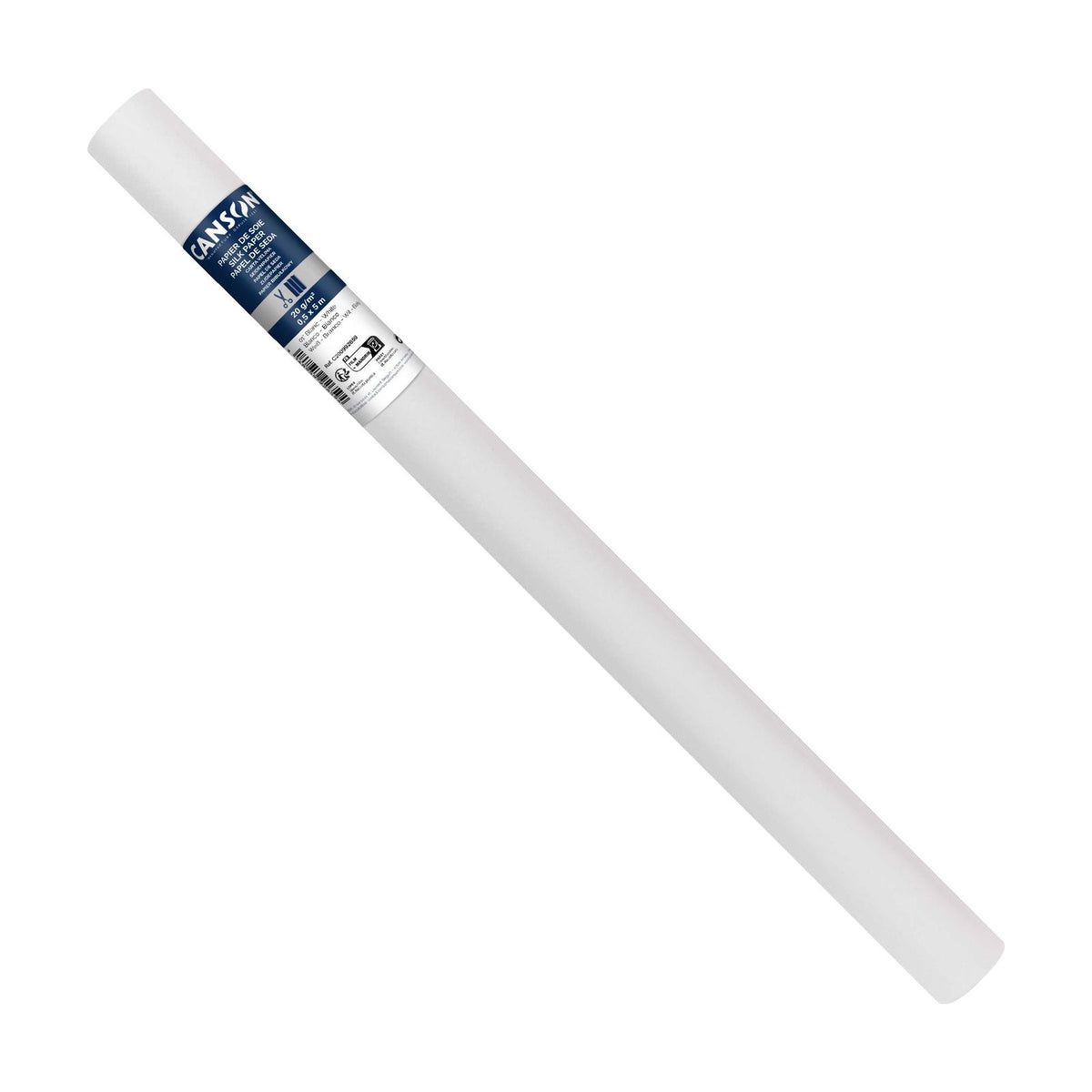 Carta velina CANSON in rotolo - 50 x 500 cm, 20 g – Bianco