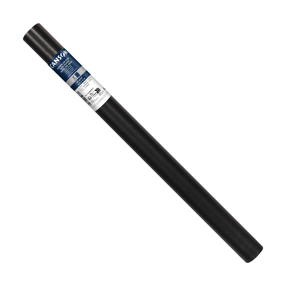 Carta velina CANSON in rotolo - 50 x 500 cm, 20 g – Nero