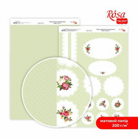 Carte per scrapbooking Magic roses A4 | vari motivi — immagine 4