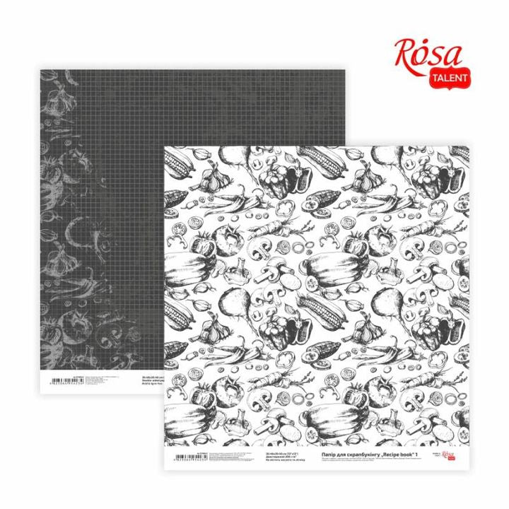 Carte per scrapbooking 30.48 x 30.48 cm Recipe book | vari motivi — immagine 7