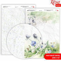 Carte per scrapbooking Wild Flowers A4 | vari motivi — immagine 1