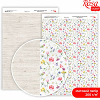 Carte per scrapbooking Wild Flowers A4 | vari motivi — immagine 5