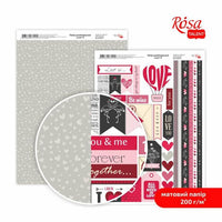 Carte per scrapbooking Love A4 | vari motivi — immagine 8