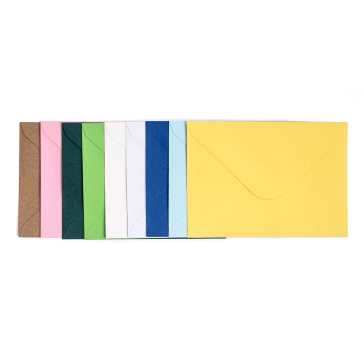 Cartolina con busta 6 pezzi - 10,5 x 15 | scegli una tonalità