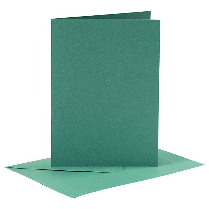 Cartolina con busta 6 pezzi - 10,5 x 15 | scegli una tonalità