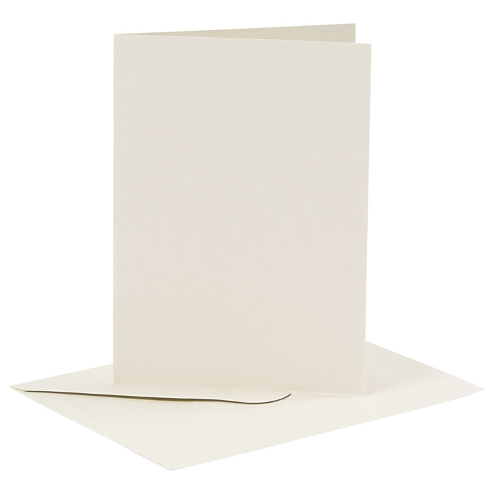 Cartolina con busta 6 pezzi - 10,5 x 15 | scegli una tonalità
