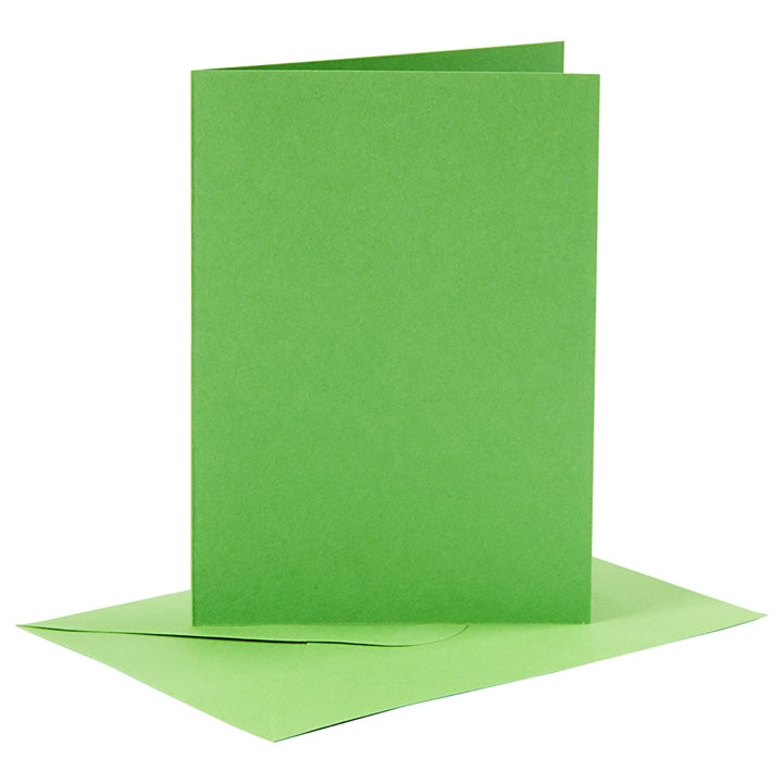 Cartolina con busta 6 pezzi - 10,5 x 15 | scegli una tonalità