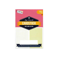 Cartone creativo Craft Sensations con trama di lino A4 - 24 fogli | design diversi