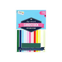 Cartone creativo Craft Sensations con trama di lino A4 - 24 fogli | design diversi