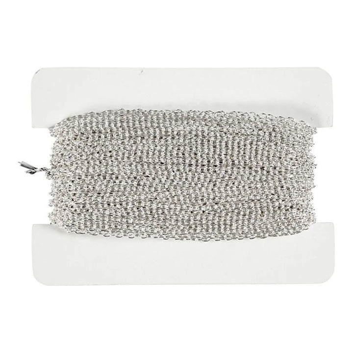 Catena placcata argento 2 mm x 20 m
