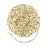 Catena placcata oro 2 mm x 2 m
