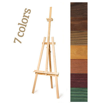 Cavalletto da pittura accademico - ECONOMY | colori diversi